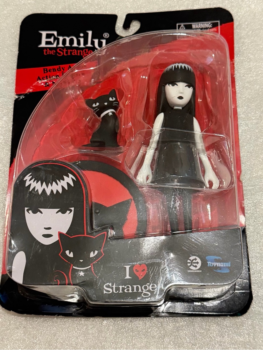 Black Figurine with Black Cat - Emily